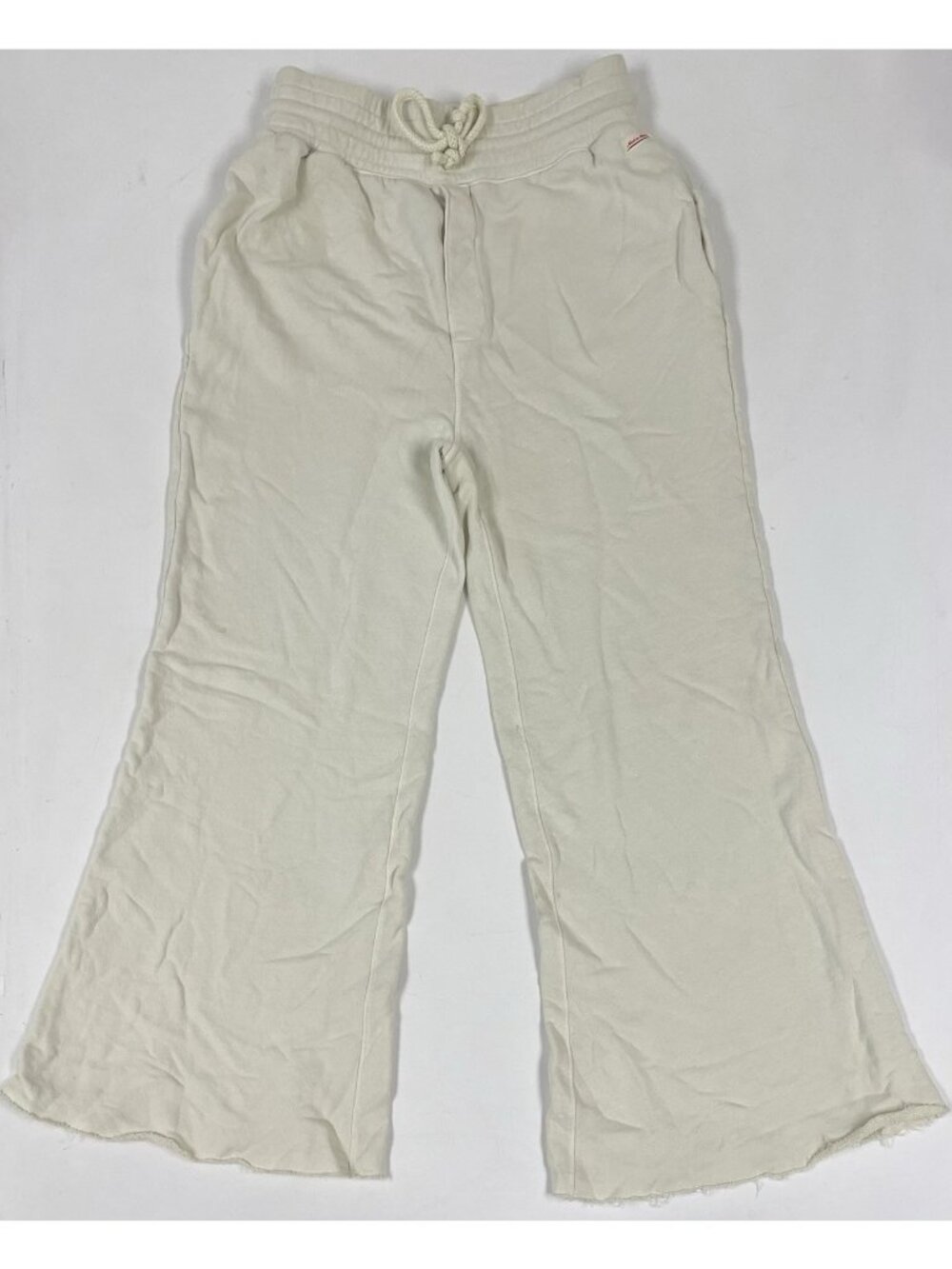 AR 321 American Rag Cie Wide Leg Beige Cotton Sweatpants Size M